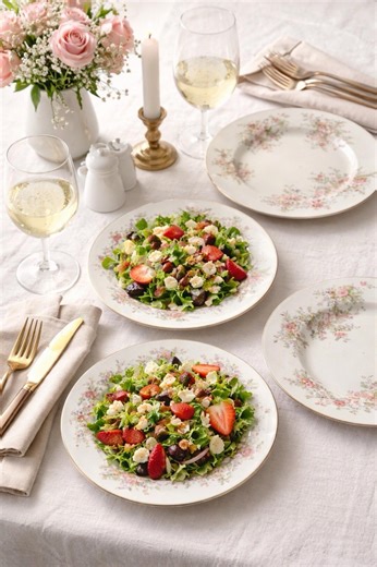 Warwick China 1940s Set of 8 Cascade Roses Porcelain Salad Plates, 8” - Etsy