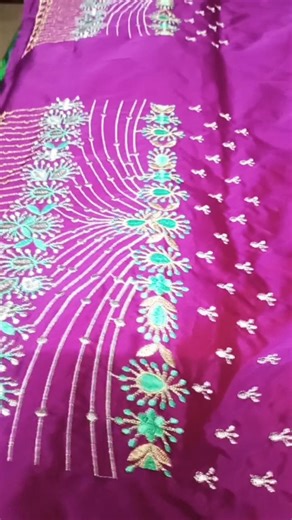 Beautiful and super latest model hand allover bridal computer embroidery work blouse design😍#fashion