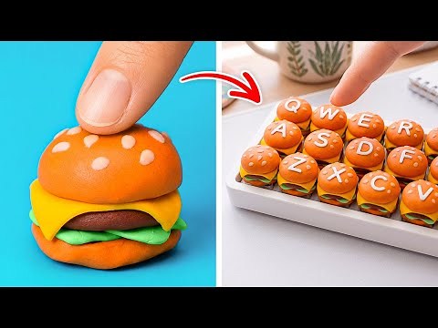 Almost edible Mini Crafts 🍔 Unleash Your food Creativity 🎨