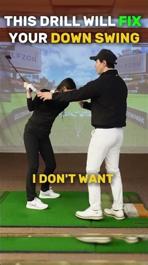 Fix your down swing FAST! #golf #aylexgolfacademy