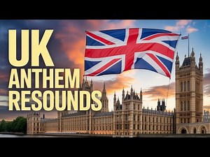 United Kingdom Flag 4K | 1 Hour of the Union Jack with British National Anthem
