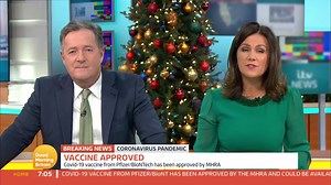 168K views · 2.1K reactions | BREAKING: The UK regulator has approved the Pfizer/BioNtech Covid-19 vaccine. We understand 40 million doses of the vaccine will be transported around the country within 8 hours. Watch GMBhttps://bit.ly/2AUrOCc | Good Morning Britain | Facebook