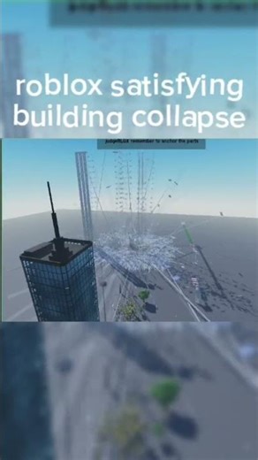 #roblox building collapse (this is so satisfying😭)