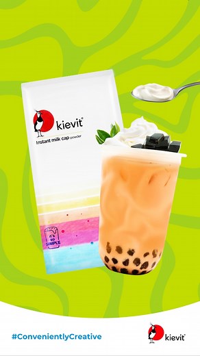 In Kievit Instant Milk Cap topper we believe! 🙌 Our versatile, easy-to-use topper is incredibly inclusive – no milk tea beverage discrimination allowed! ❤️ 🤗 Shop for Kievit products at https://linky.ph/kievitph #KievitFoodService #teatime #milkteabusiness | Kievit PH