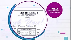 Custom 8.5" x 11" Carbonless NCR Books in 3-Part Triplicate Invoices, Receipts, Work Orders, Sales Orders, Purchase Orders, Estimates, Quote Forms with Your Company/Business Name (66 Sets)