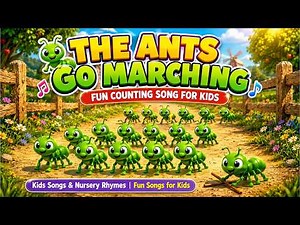 The Ants Go Marching 🐜 | Kids Songs & Nursery Rhymes | Fun Counting Song For Kids