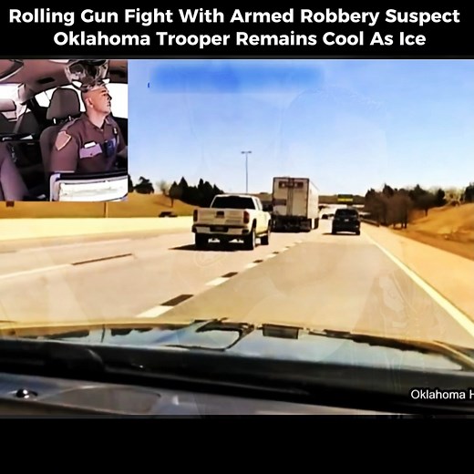 Rolling Gun Fight With Armed Robbery Suspect Oklahoma Trooper Remains Cool As Ice | Dantrell Fowler