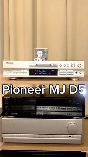 🎶 Pioneer MJ-D5 MiniDisc Player – Pure Digital Sound! 🔥 #shorts