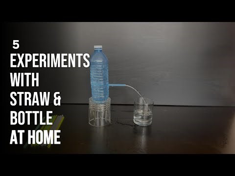 5 Cool Bottle & Straw Experiments You Can Try at Home