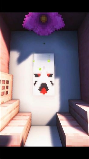 Minecraft ghast banner design tutorial😨#minecraft