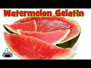 3-INGREDIENT WHOLE WATERMELON JELLY (Jello Dessert)