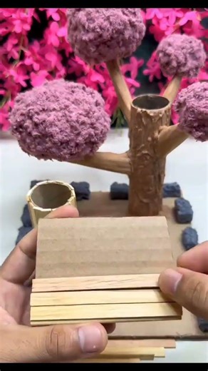 How to Build a Miniature Tree House from Scratch! 🏡🔨