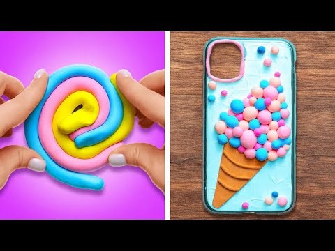 Awesome DIY ideas to decorate phone cases 📱✨🎨