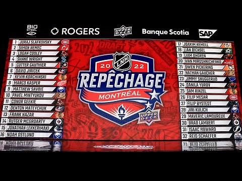 Round 1 of the 2022 NHL Draft!