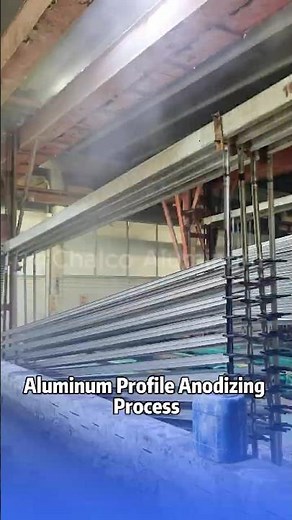 Aluminum Profile Anodizing Process#aluminumprofiles #anodizing #surfacetreatment