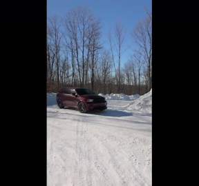 2026 Dodge Durango SRT Hellcat Jailbreak winter action - driving video