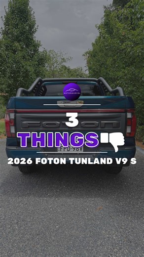 3 Things Sal Hates About the 2026 Foton Tunland V9 S 1️⃣ An “Ultra-Tough” Engine That Doesn’t Quite Deliver the Expected Punch Foton promotes its durable, Cummins-co-developed diesel, but on the road it feels a bit mild for a ute of this size. It gets the job done, yet you might find yourself wishing for a little more strength and responsiveness. 2️⃣ Cupholders So Deep They Hide Your Small Coffee Cups The cupholders work fine for larger drinks, but smaller cups tend to sit too low, making them h