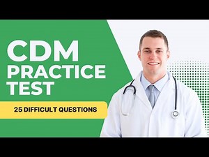 Certified Dietary Manager Exam - CDM Practice Test & Study Guide (25 Difficult Questions)