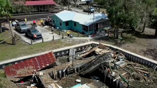 Cleanup efforts underway in Florida communities hit hard by Hurricane Idalia