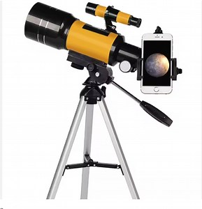 [Hot Item] Portable 30070 Astronomical Refractor Telescope for Beginners Kids Watch Moon professional 70mm Aperture 300mm Mount