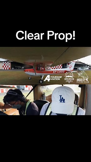 clear prop! obviously. #generalaviation #pilot