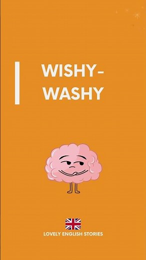 Advanced English Vocabulary | What does wishy-washy mean? 😃😒| Learn English #learnenglish #adjective