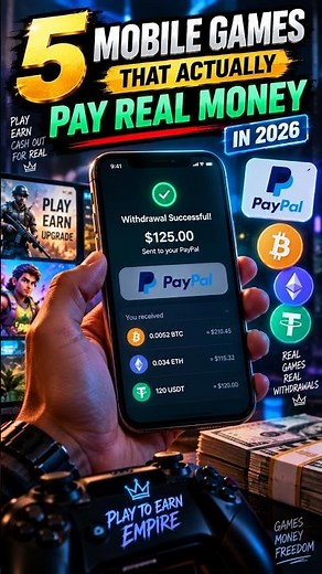 These 5 Mobile Games Actually Pay You in 2026
