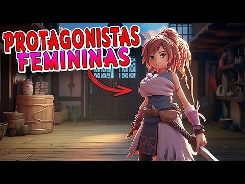 10 MELHORES JOGOS COM PROTAGONISTAS FEMININAS NO ANDROID !