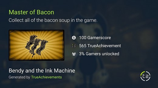 Master of Bacon achievement in Bendy and the Ink Machine (Xbox One)