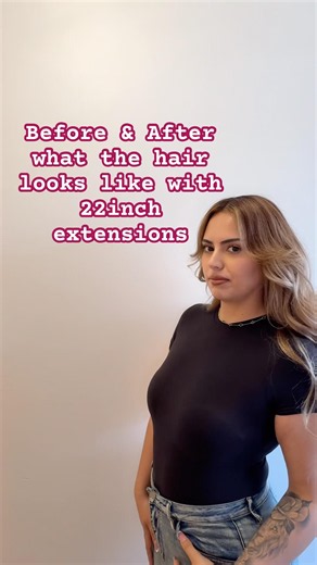 Can she handle 22inches👀 #hairextensions #utahhairstylist #tapeins