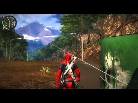 Just Cause 2 Mod Showcase: Multiple Hooks, Deadpool Skin, Infinite Health, Bigger Range etc..