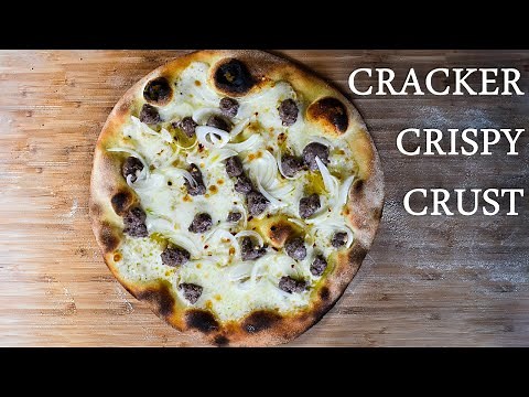 Cracker Crust Pizza Recipe With Sausage And Onions (PART 3 of Thin Crust SERIES) | Roccbox Recipes