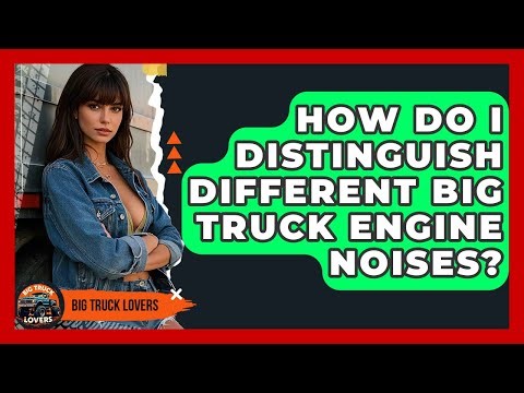 How Do I Distinguish Different Big Truck Engine Noises? - Big Truck Lovers