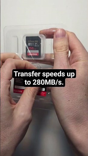 SanDisk 256GB Extreme PRO SDXC UHS-II Memory SD Card Unboxing!