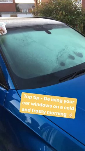 Safe Car Window De-Icing Using Zip Lock Bag & Warm Water