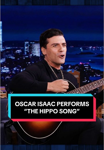 Oscar Isaac Sings 'The Hippo Song' on The Tonight Show
