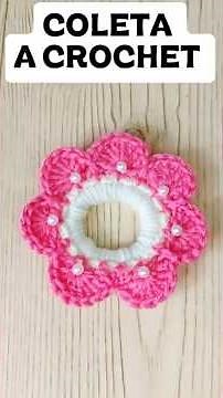 How to crochet hair scrunchies 🧶 in 2 minutes ✨️