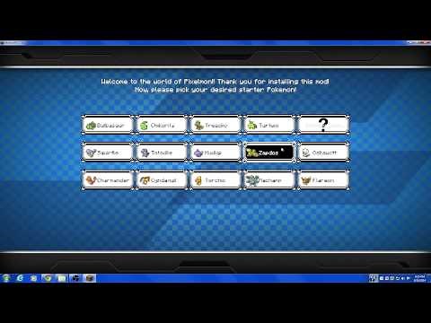 PixelMon Tutorial:How To Change your Starter PokeMon and How to make it a Shiny.