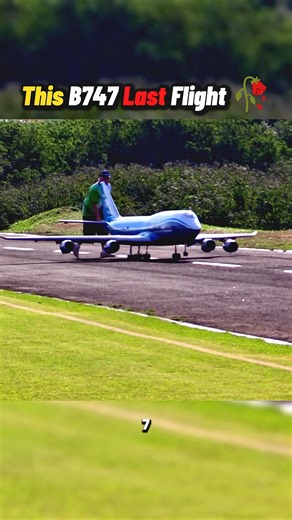 Big RC Boeing 747 Unbelievably Crash In Mid Air 💔 #aviation #planecrash #rcplanecrash #b747crash