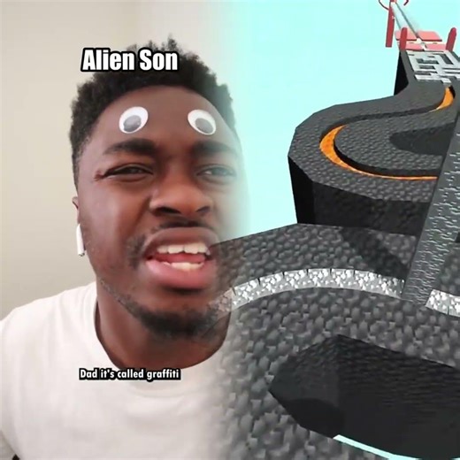 When you catch your alien son doing graffiti #xyzcba #skit #viral #fypシ #relatable