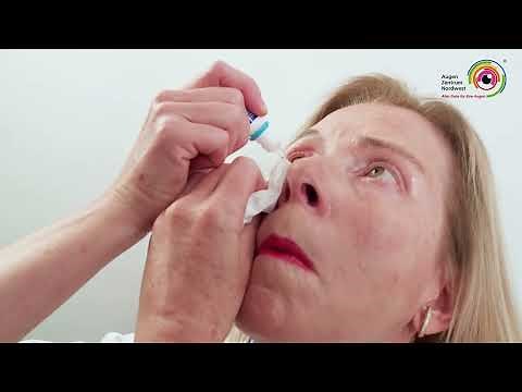 Wie wende ich Augentropfen an? Tutorial mit Dr. Stefanie Schmickler vom Augen-Zentrum-Nordwest