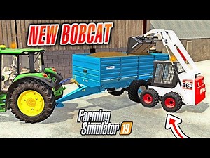 NEW BOBCAT FOR THE TIGHT YARD! | Purbeck Valley Farm Farming Simulator 19 - Episode 8