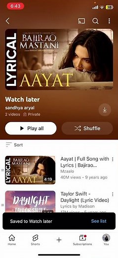How to Find Saved Videos on YouTube #youtubevideos #savedvideos #shorts