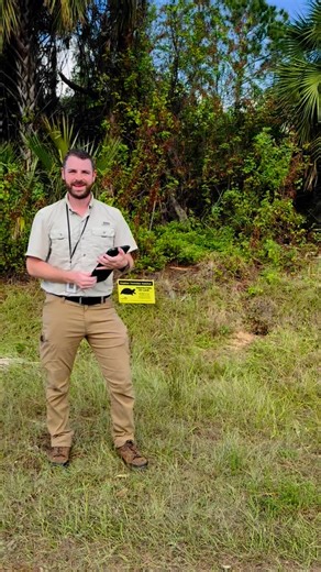 Aaron is back at the site of another reported gopher tortoise burrow here in North Port! 🐢 Did you know our Natural Resources Team uses GIS (Geographic Information Systems) every time our residents make a wildlife report online? These reports can be seen on an interactive map so we can locate & protect wildlife in North Port! All of our GIS maps can be found at NorthPortFL.gov/GIS. See all the possibilities of GIS at our GIS Day, coming up on Nov. 20 from 2-6 p.m. at the Morgan Family Community