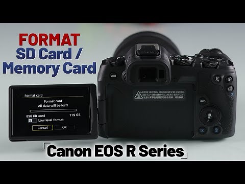 How To Format SD Card on All Canon Camera! [EOS R]