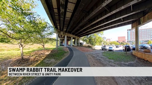 The Swamp Rabbit Trail in downtown Greenville is getting a makeover! | Olivia Donnelly