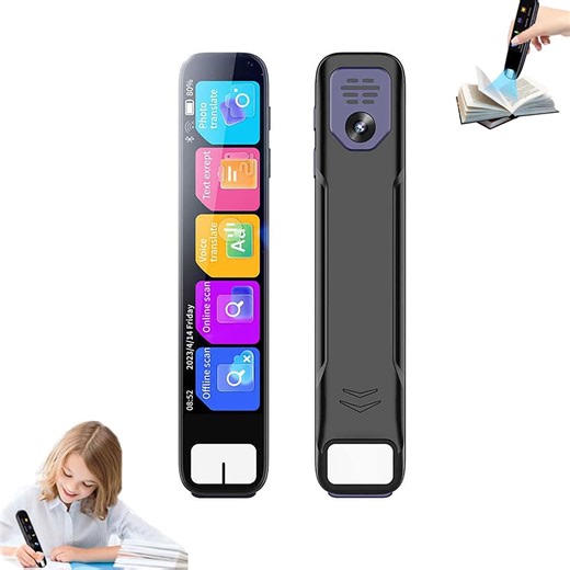 LPSSTORE Scan Sense Pen ScanSense AI Smart Pen Instant AI Answers for Math & More Offline Translation (60+ Languages) Intelligent Wi Fi Scanning Pen Business - Walmart.ca