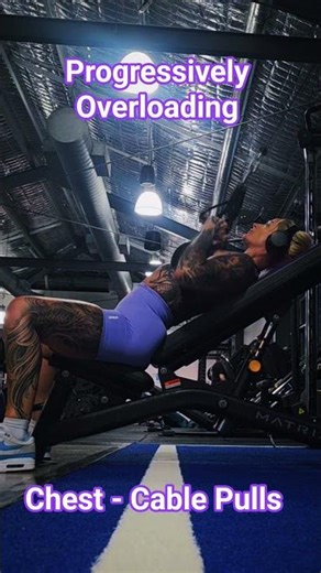 👉💜 Must do Cable Chest Pulls....