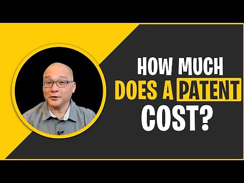 How much does a patent cost?