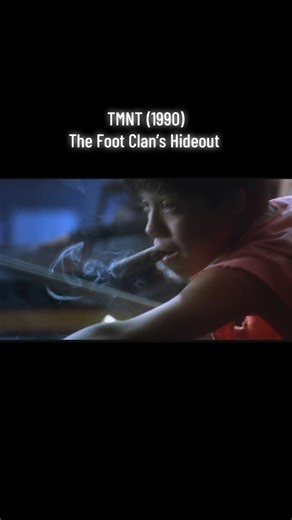 TMNT (1990) The Foot Clan’s Hideout #tmnt #teenagemutantninjaturtles #1990 #movie #fyp